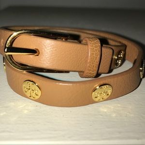 Tory Burch Brown Wrap Bracelet